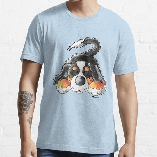 Discover Cute Bernese Mountain Dog Puppy Cartoon