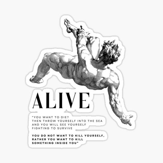 Discover Falling man with life quote | hope quote | existential
