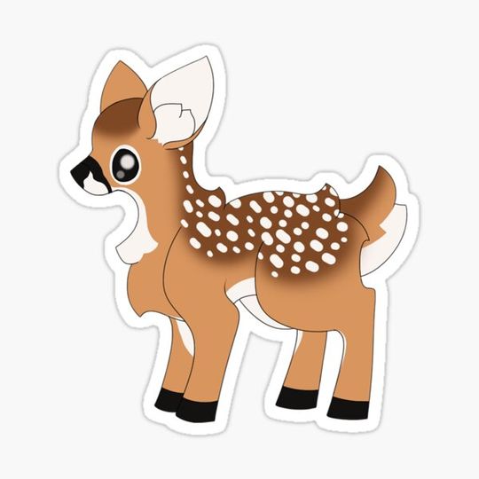 Discover Chibi Whitetail Deer Fawn