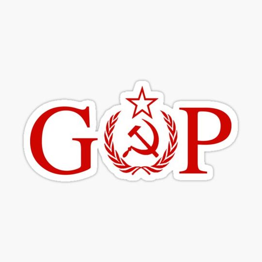 Discover GOP - Red - Hammer and Sickle