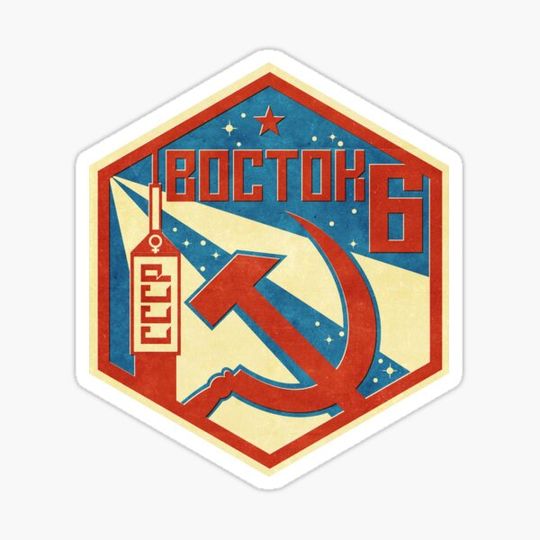 Discover Vostok-6 Mission patch,