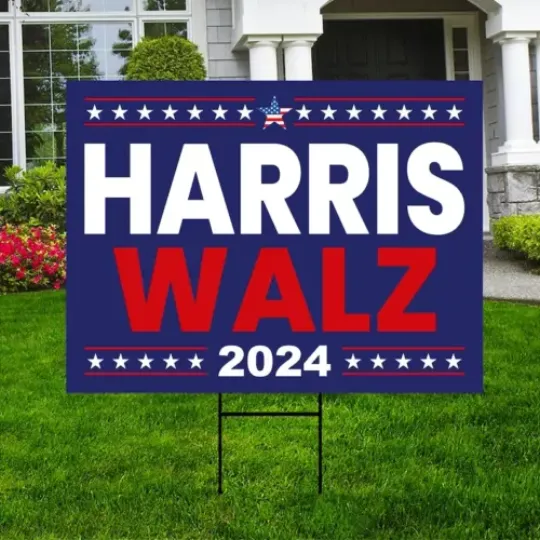 Discover Harris Walz 2024 For President Election Yard Sign