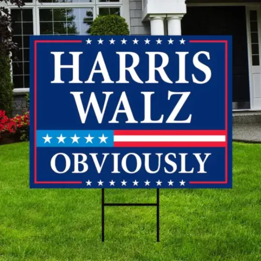 Discover Harris Walz 2024 For President Election Yard Sign