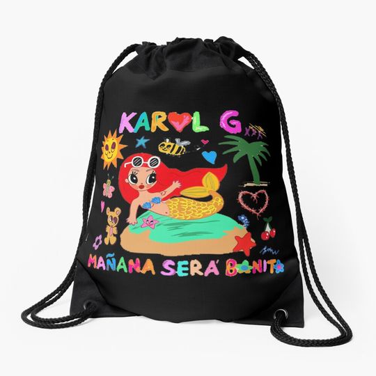Discover Karol G Drawstring Bag, Gifts for Fan