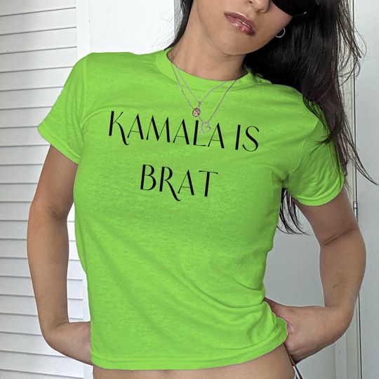 Discover Kamala Is Brat Baby Tee, VP Kamala Harris For President 2024