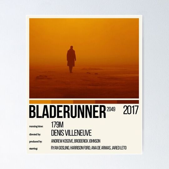 Discover Bladerunner 2049 Poster - Into The Unknown