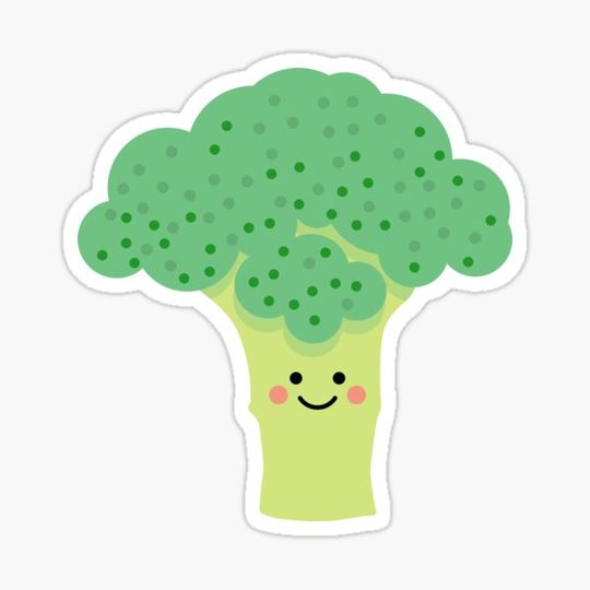 Discover Cute and Happy Broccoli