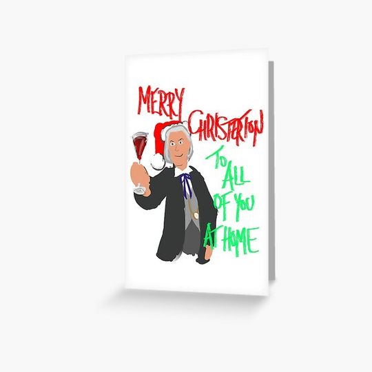 Discover First Doctor Christmas Card
