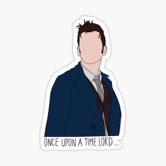 Discover "Once Upon A Time Lord..." Fourteenth Doctor Quote Print Design