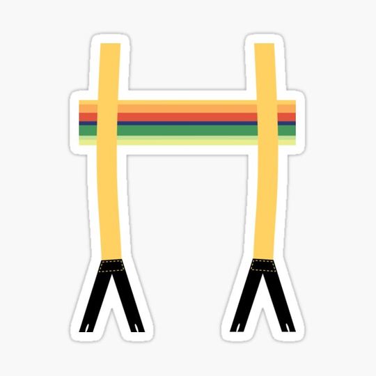 Discover 13th Outfit Costume - Horizontal Stripes With Braces 1
