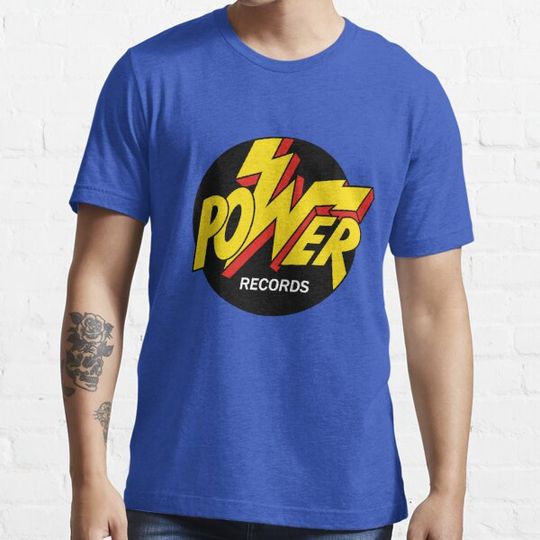 Discover Power Records Logo (yellow and red version)
