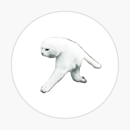 Discover Aphex Twin - Two legged cat (white logo)
