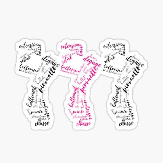 Discover Pointe Shoe Ballet Words 3