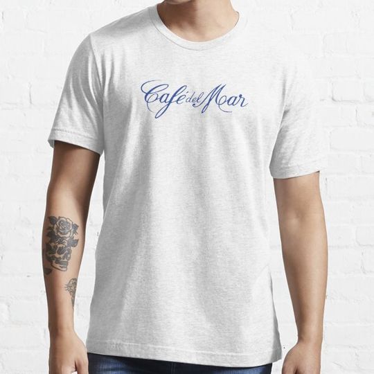 Discover Café Del Mar Techno T-Shirt for Rave Enthusiasts