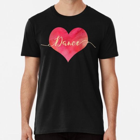 Discover Dance Heart | Love Dance | Gold & Pink | T-Shirts | Decor | Art