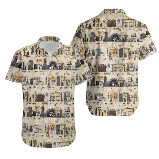 Discover Bayeux Tapestry Monty Python Hawaiian Shirt