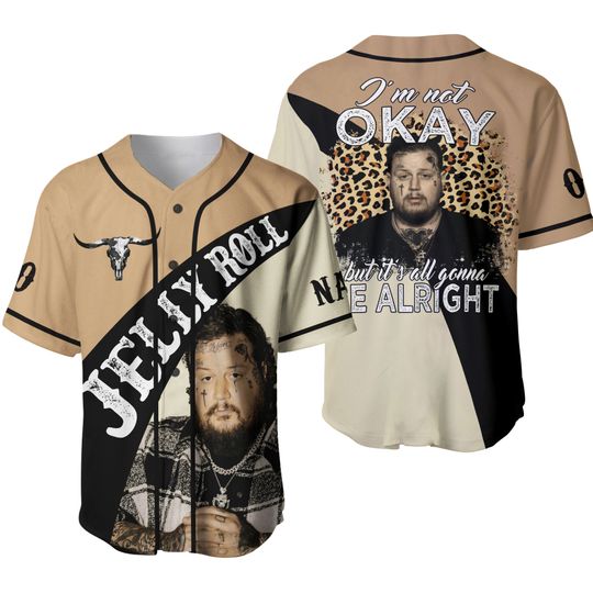Discover Custom Jelly Roll Tour Baseball Jersey