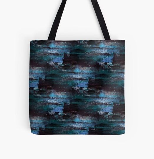 Discover Grunge Blue Street Pattern