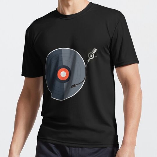 Discover Digital image of a record turntable.