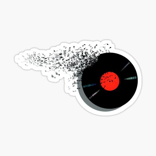 Discover Music note Vinyl Record