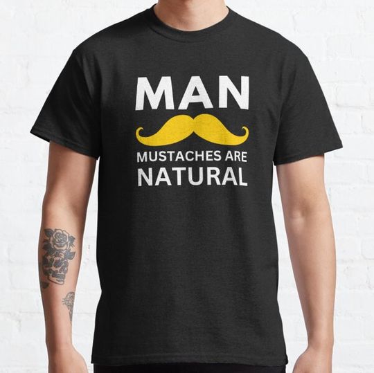 Discover MAN Acronym | Long Thick Curly Yellow Handlebar Mustache