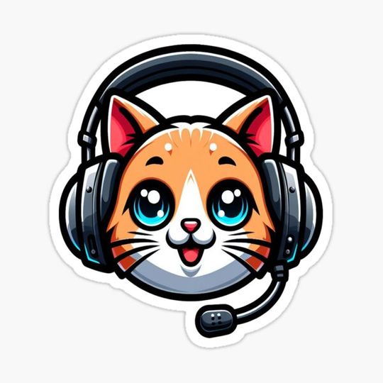 Discover Kitty With Headphones