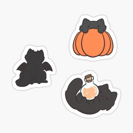 Discover Halloween kitties