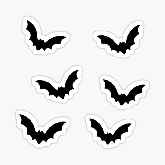 Discover bat sticker pack