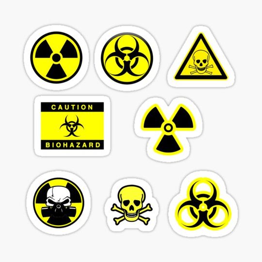 Discover Biohazard - Nuclear Stickers