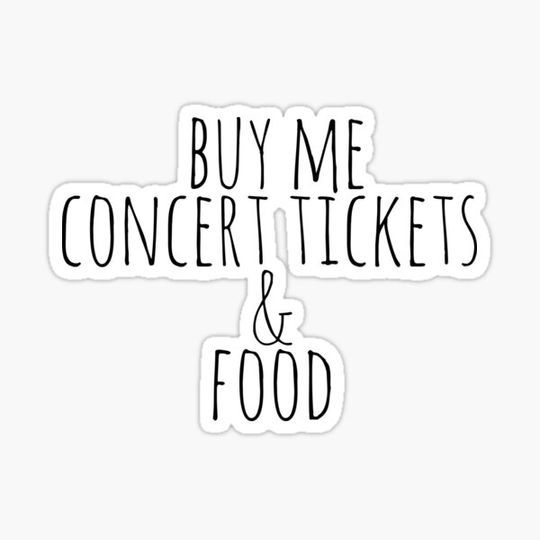 Discover Buy Me Concert Tickets and Food