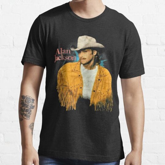 Discover Vintage rare 1993 Alan Jackson Black Men S-234XL