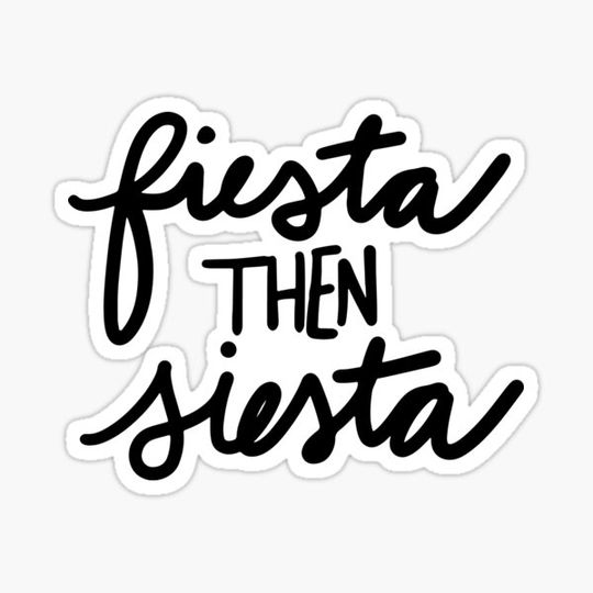 Discover Fiesta then Siesta Cursive