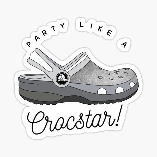 Discover Black and white crocstar!