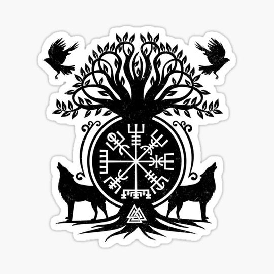 Discover Vegvisir - Viking Compass Ornament