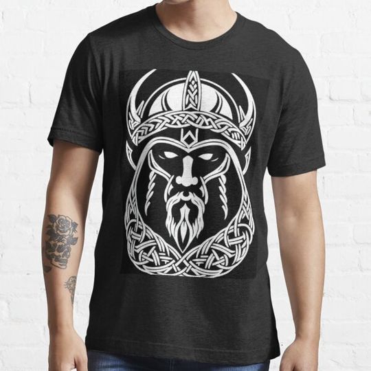 Discover Abstract Viking Skull Art