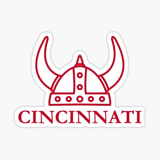 Discover Cincinnati Viking Helmet - Baseball