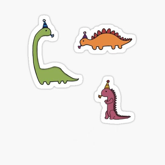 Discover tiny party dinos