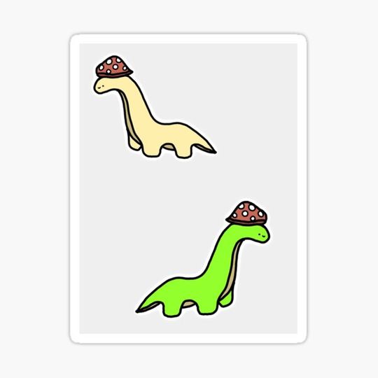 Discover Dinosaurs in Mushroom Hats