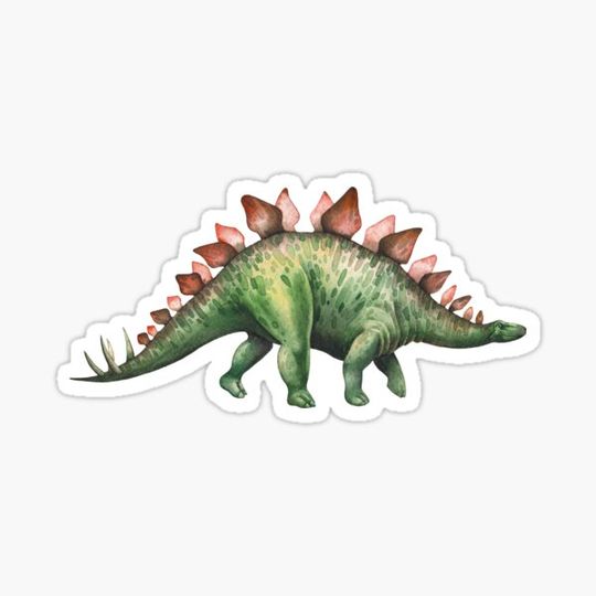 Discover Realistic watercolor dinosaur