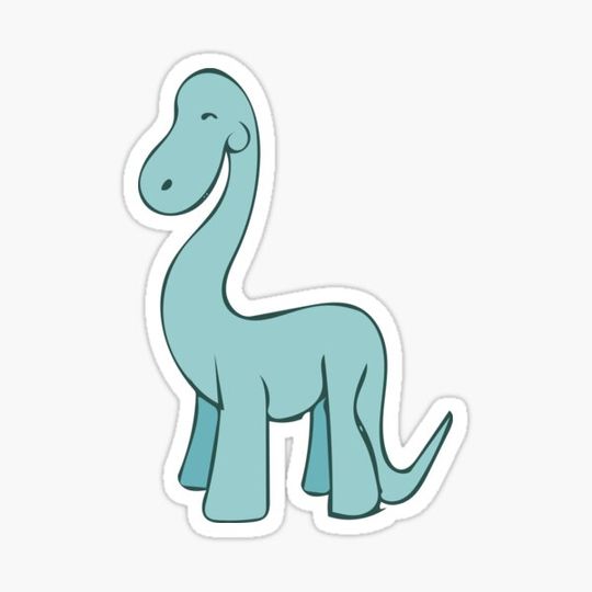 Discover Cute Little Dino (Blue)
