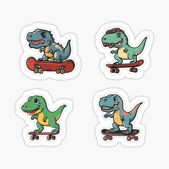 Discover Tyrannosaurus Sticker Pack