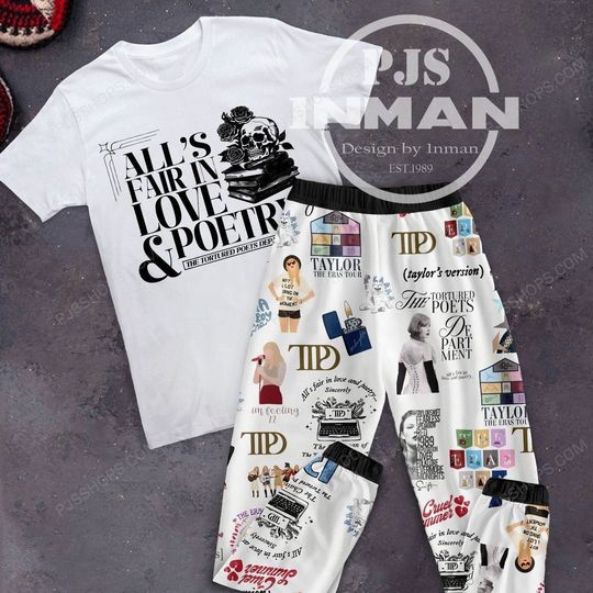 Discover The Tortured Poets Holiday Pajamas Set