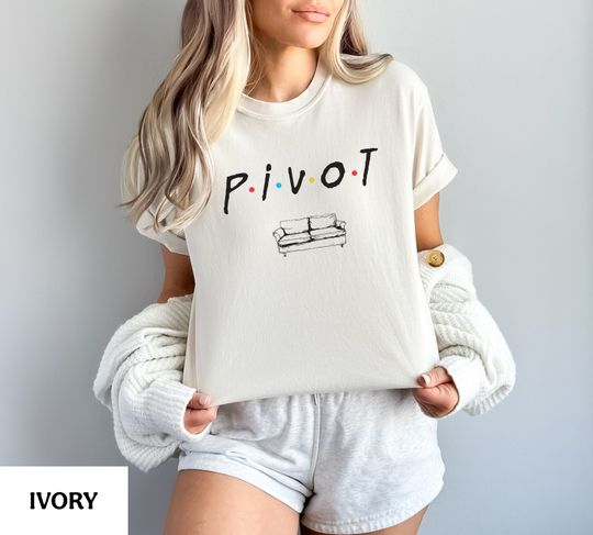Discover Friends Unisex T-Shirt, Pivot, Ross, Joey, Chandler, Rachel, Monica, Phoebe, The One with the Cop