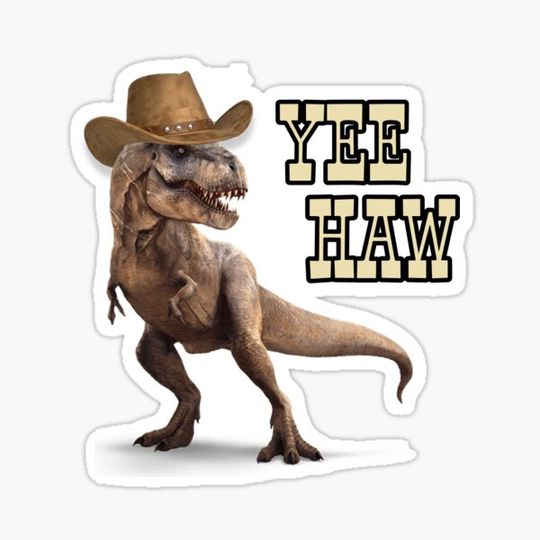 Discover YEE HAW Cowboy Dino