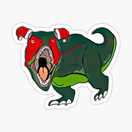Discover Christmas Carnotaurus