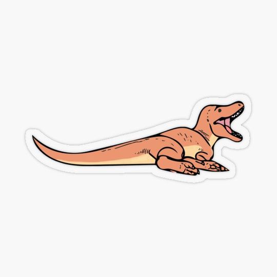 Discover Rusty orange tyrannosaur