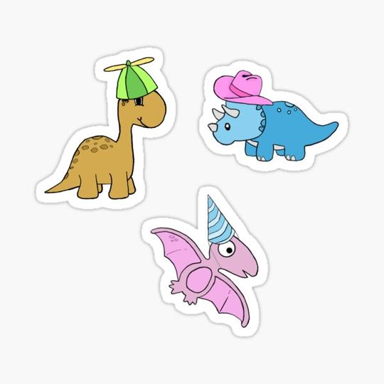 Discover Dinos in hats