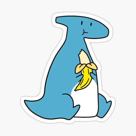 Discover Hadrosaurid Eating a Banana