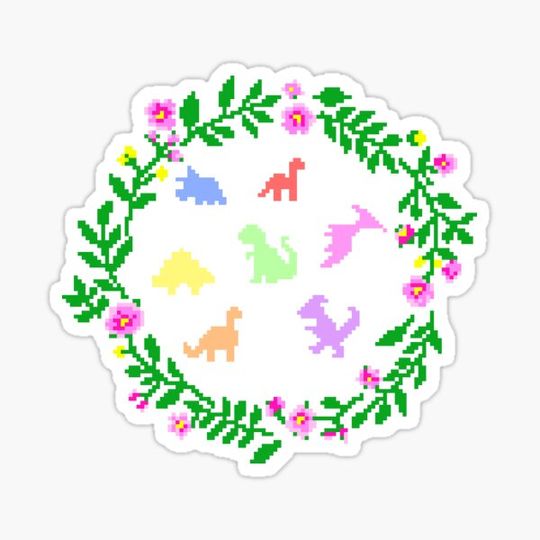 Discover Pixel Dinosaurs