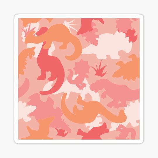 Discover Dinos pink camo